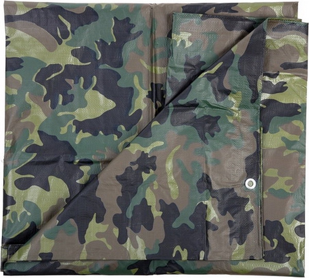 Groen camouflage afdekzeil 2 x 3 m - Fun & Feest Party Gadgets