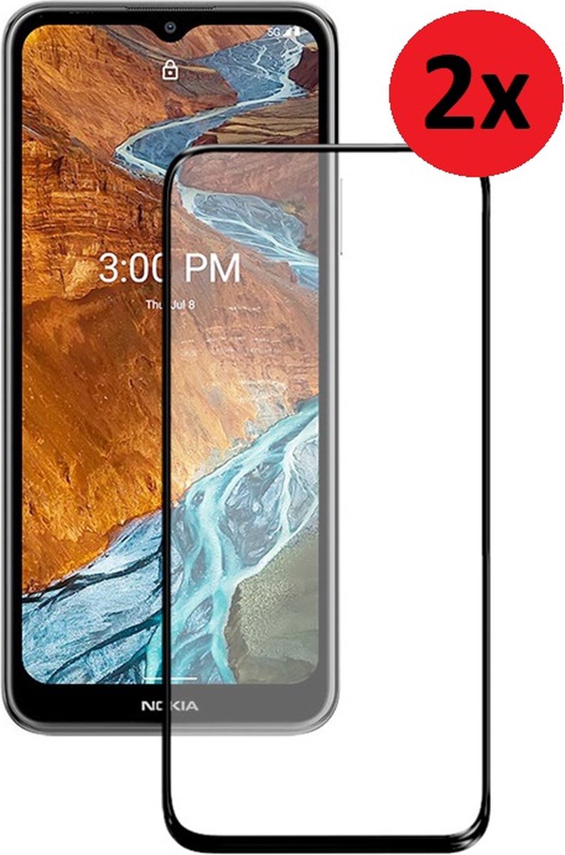 Geschikt voor Nokia G300 Full Screenprotector - Nokia G300 Full Tempered Glass 2x