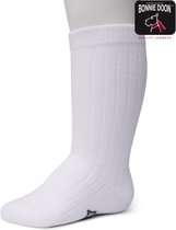 Bonnie Doon | Rib Knee High Baby Kniekous Organic | White