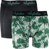 Australian heren boxers - Green Splash - Perfect Shape - Maat S - 2-Pack