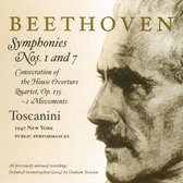 NBC Symphony Orchestra - Beethoven: Symphonies Nos. 1 And 7/Quartet Op. (CD)
