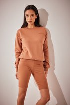 na-kd Organic Logo Basic  Dames Trui - Maat X-Large