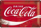 3D metalen wandbord "Coca-Cola" 20x30cm