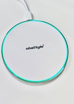 Obastyle Snelle Draadloze Oplader - Inclusief USB Kabel - Wireless Charger - 10W Super fast Charger - Wit