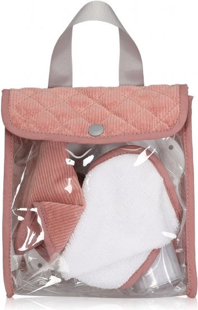 Mamamemo poppenvoedingsset - corduroy roze