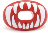 Battle Sports Science Predator Red / White Oxygen Lip Protector Mouthguard