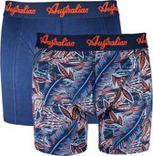 Australian heren boxers - Blue leaves - Perfect Shape - Maat XL - 2-Pack