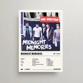 One Direction Poster - Midnight Memories Album Cover Poster - A3 - One Direction Merch - Muziek