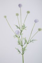 Kunstplant - distel - topkwaliteit decoratie - 2 stuks - zijden tak - Lavendel - 90 cm hoog