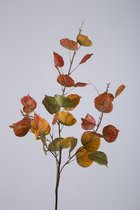 Kunsttak - birch blad - topkwaliteit decoratie - 2 stuks - zijden bladeren - Multicolor - 78 cm hoog