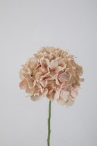 Kunstbloem - Hydrangea - Hortensia - topkwaliteit decoratie - 2 stuks - zijden bloem - Roze - 63 cm hoog