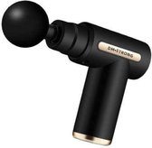 Compacte Massage Pro Gun - 4 Opzetstukken - 6 Snelheden - Diepe Spierstimulatie - Lichtgewicht (540g) - Stil & Draagbaar - Zwart