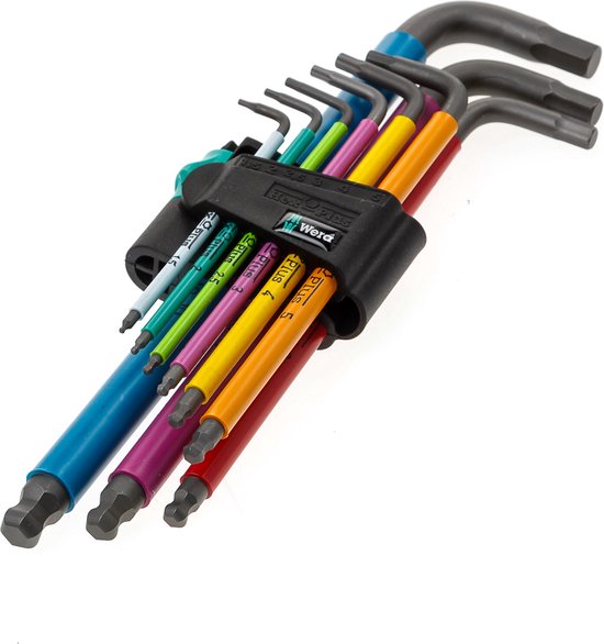 Wera Kraftform Kompakt 100 52-teiliges Werkzeug-Set + Winkelschlüssel-Set – Rapidaptor Bits