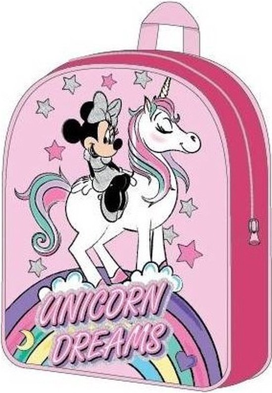 Minnie Mouse Unicorn Dreams rugzak - 30 x 25 cm. - Minnie rugtas - roze