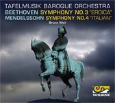 Tafelmusik Baroque Orchestra, Bruno Weil - Beethoven: Symphony No.3/Mendelsohn: Symphony No.4 (CD)