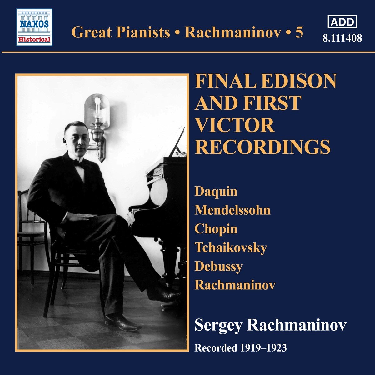 Sergei Vasilyevich Rachmaninoff - Solo Piano Recordings 5 (CD)
