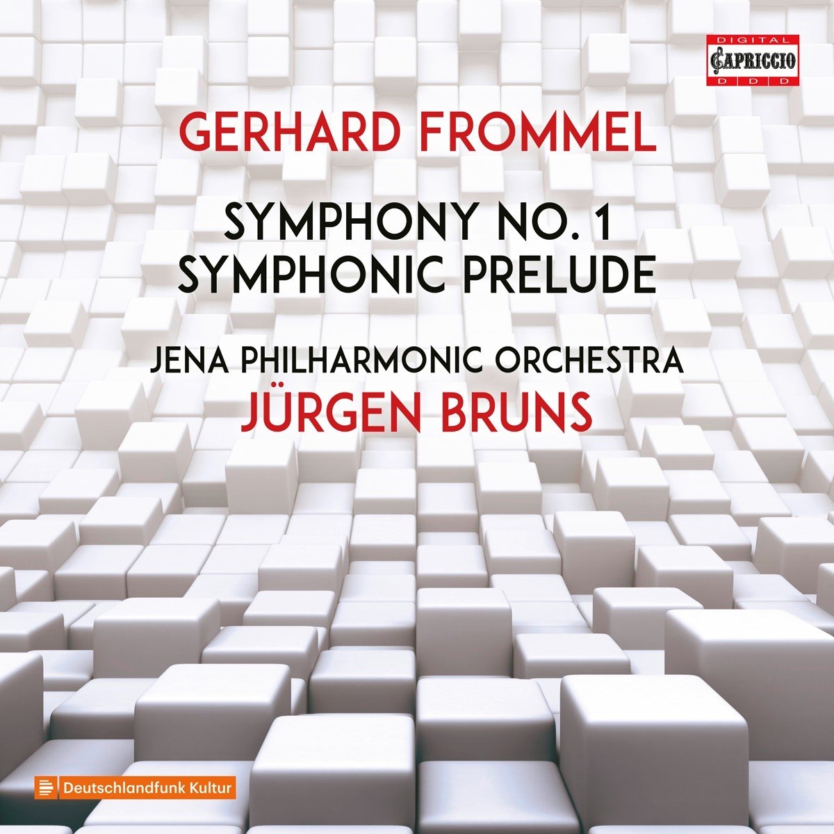 Jenaer Philharmonie, Jürgen Bruns - Frommel: Symphony No. 1 Op. 13 | Symphonic Prelude Op. 23 (CD)