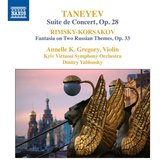 Annelle K. Gregory - Kyiv Virtuosi Symphony Orches - Taneyev: Suite De Concert, Op. 28 - Rimski-Korsako (CD)