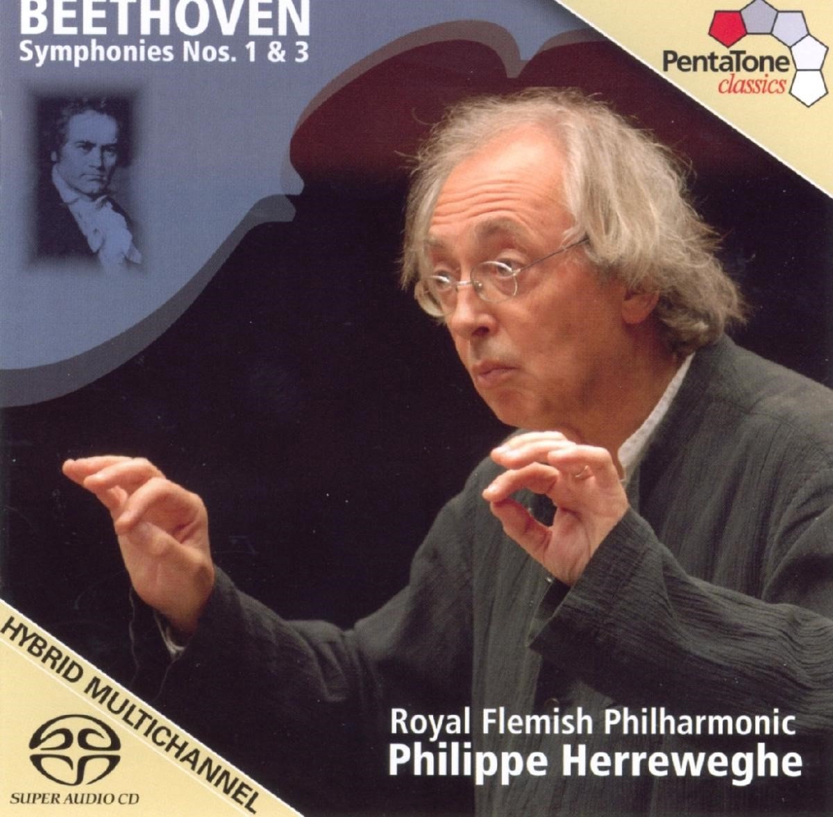 Royal Flemish Philharmonic, Philippe Herreweghe - Beethoven: Symphonies Nos.1 & 3 (SACD)