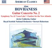 Alan Hovhaness Guitar Concerto No. 2, Symphony No. 63 'Loon Lake', Fanfare for the New Atlantis. Abstracte kunst met berg en potten.