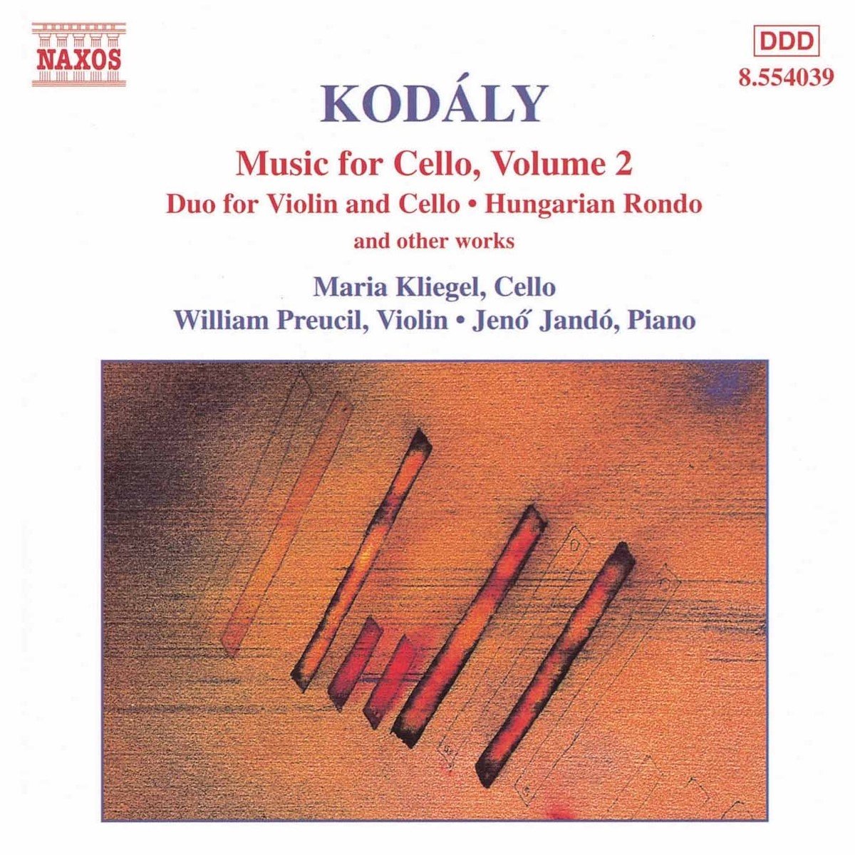 Maria Kliegel, Willian Preucil, Jeno Jandó - Kodály: Music For Cello Volume 2 (CD)