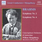 Concertgebouw Orkest, Willem Mengelberg - Brahms: Symphonies Nos. 2 & 4 (1938 & 1940) (CD)