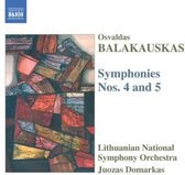 Lithunian National Symphony Orchestra, Juozas Domarkas - Balakauskas: Symphony Nos.4 & 5 (CD)