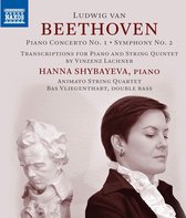 Hanna Shybayeva - Animato String Quartet - Bas Vli - Piano Concerto No. 1 - Symphony No. 2 (Transcripti (CD)