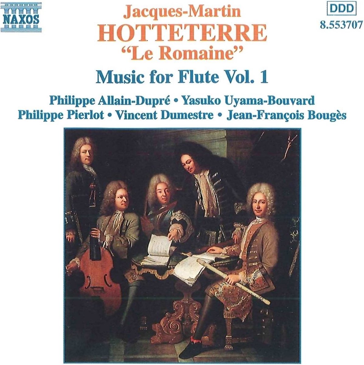 Philippe Allain-Dupré, Philippe Pierlot, Vincent Dumestre - Hotteterre: Music For Flute 1 (CD)