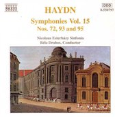 Nicolaus Esterhazy Sinfonia - Symphonies Nos. 72, 93 & 95 (CD)