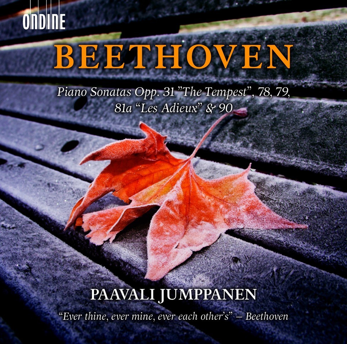 Paavali Jumppanen - Beethoven: Piano Sonatas Opp. 31, 78, 79, 81a & 90 (2 CD)