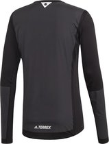 adidas Performance White Moutaineering Bonded Top T-shirt Mannen Zwarte L