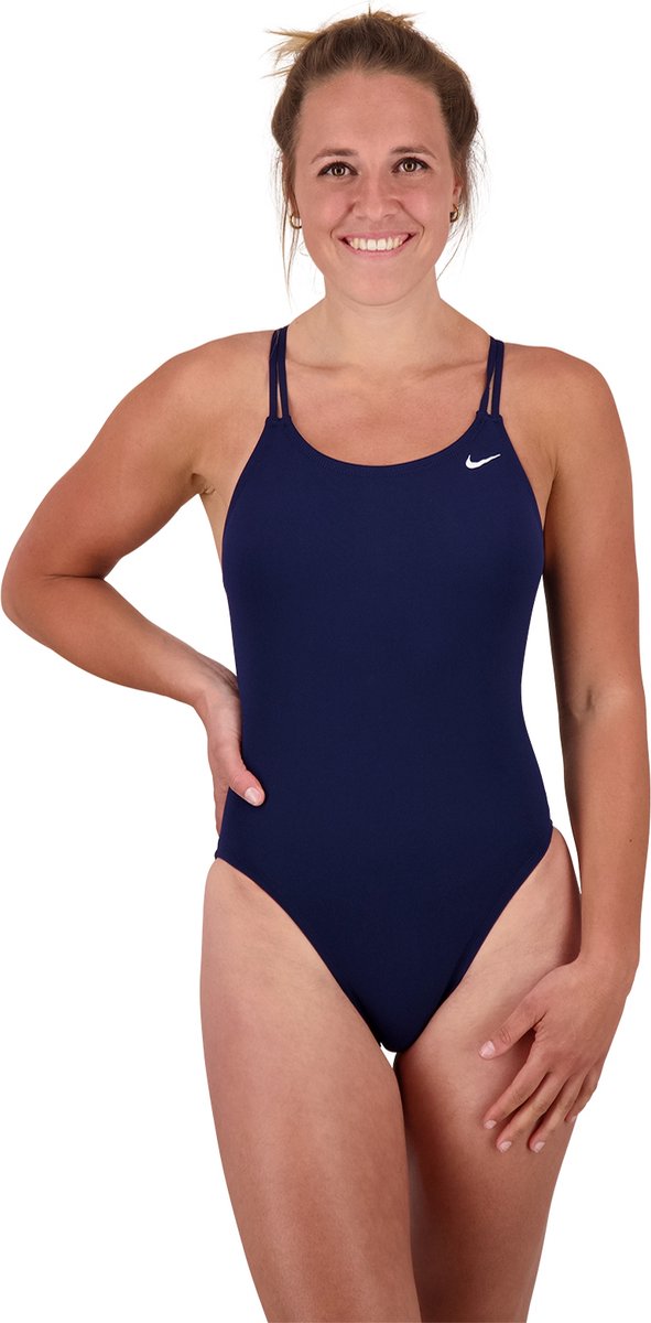 Nike Swim hydrostrong solid dames spiderback onpiece badpak — afbeelding 5