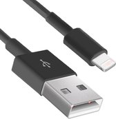 Oplader kabel geschikt voor iPhone - Zwart - Kabel geschikt voor lightning - USB kabel - Lader kabel