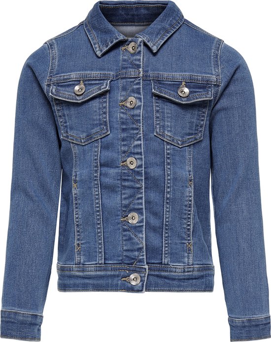 ONLY Konsara Jeansjack voor meisjes, blauw (light blue denim), 164 : Kids Only