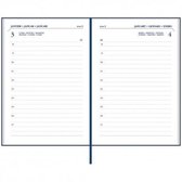 RYAM - ZAKAGENDA- 2022 - DAILY - 1 DAG PER PAGINA - ZWART - ZACHTE KAFT - 12,5X9CM (KLEINE A6 FORMAAT)