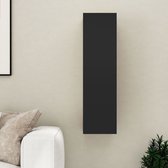 Decoways - Tv-meubel 30,5x30x110 cm spaanplaat zwart