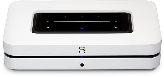 Bluesound Node + RC1 Afstandbediening - Draadloze Muziek Streamer met HDMI - Wit (Bundel)