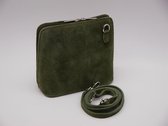 SENSE Schoudertas Nora licht groen - Italiaanse Crossbody bag - Toscaanse leer