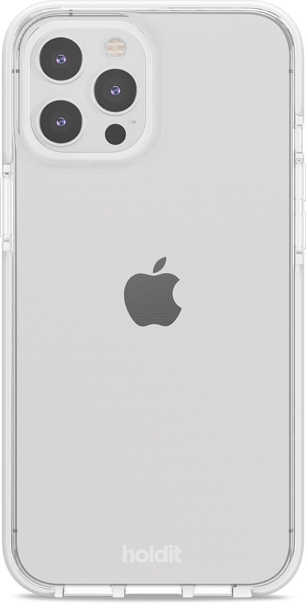 Holdit - iPhone 12 Pro Max, hoesje Seethru, wit