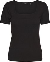 Vero Moda VMPALMA IDA S/S TOP JRS Dames T-shirt - Maat L