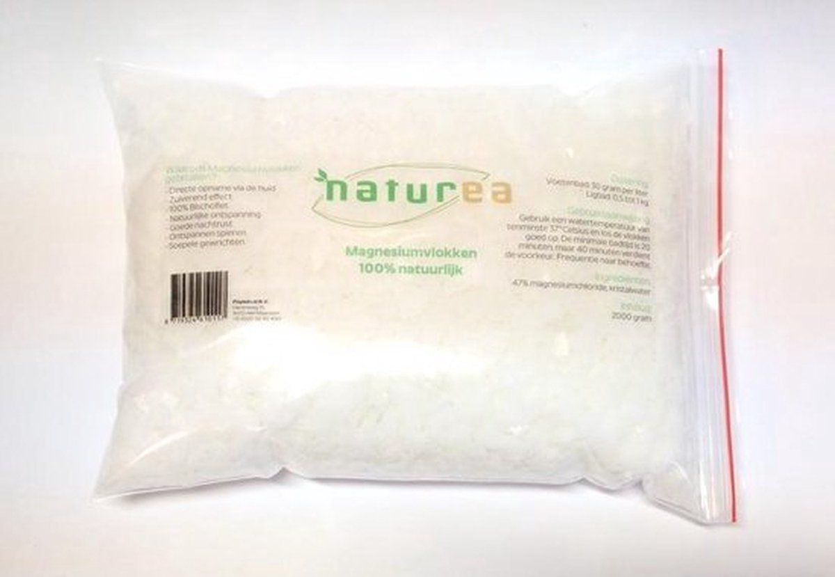 2,5 KG Epsom zout (bitterzout) in hersluitbare zak - 100% magnesiumsulfaat badzout - Naturea