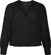 Vero Moda Curve VMTULEX LS SHORT V-NECK CARD. CURVE Dames Vest - Maat M-46/48