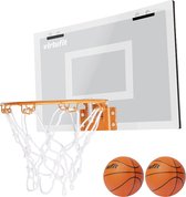 VirtuFit Pro Mini Basketbalbord - Met 2 Ballen en pomp - Basketbalring - Wit