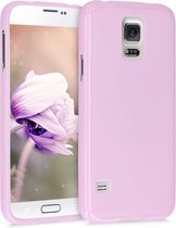 kwmobile telefoonhoesje geschikt voor Samsung Galaxy S5 / S5 Neo - Hoesje voor smartphone - Back cover in mat paars