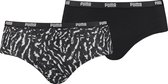 PUMA  Printed Hipster 2-Pack Dames Onderbroek - Maat L