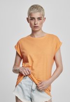 Urban Classics Dames Tshirt -2XL- Extended shoulder Oranje