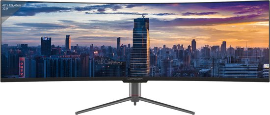 GAME HERO® UltraWide Double QHD VA 120Hz Curved Gaming Monitor - 49 Inch |  bol