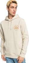 Quiksilver Mirror Logo Fleece Hoodie - Oatmeal