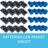 Rattenvallen pakket groot